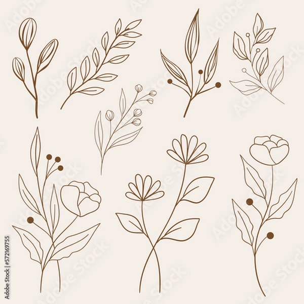 Fototapeta pattern with trees