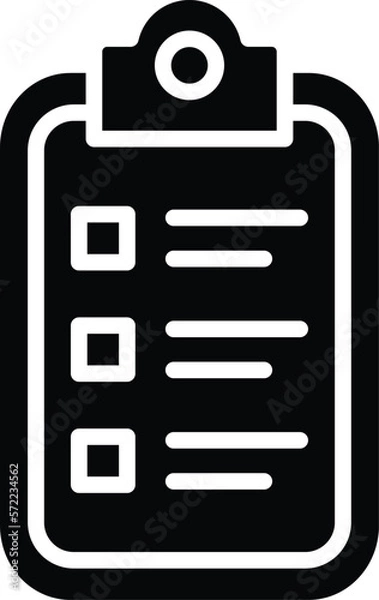 Obraz Clipboard Vector Icon Design Illustration