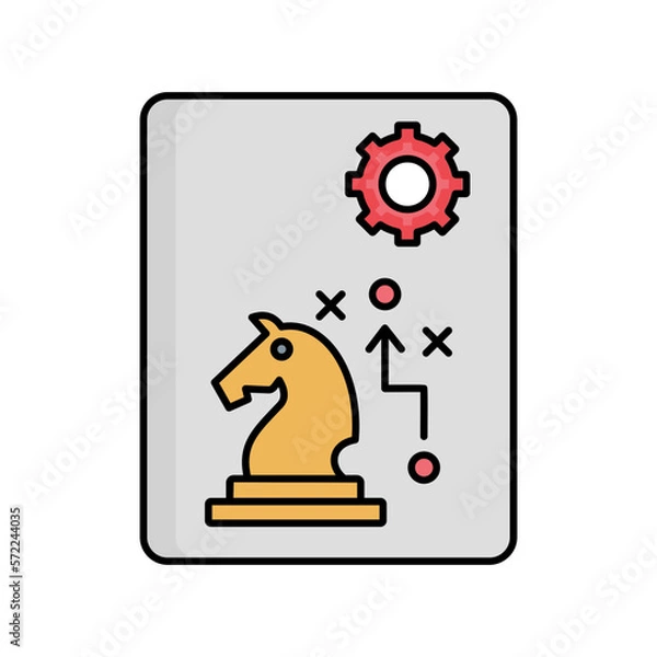 Fototapeta Plan sheet vector icon easily modify


