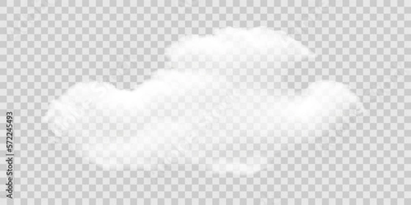 Obraz Smoke or cloud vector stock image