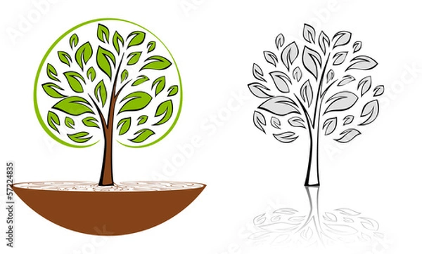 Obraz Tree emblem 6