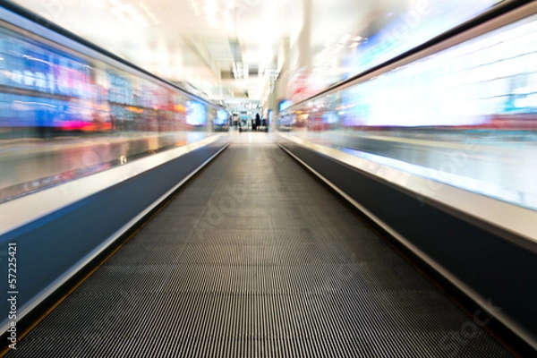 Obraz moving escalator