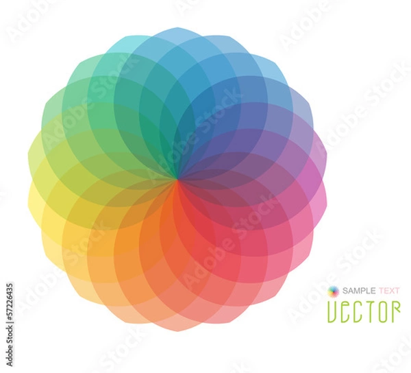 Obraz Abstract Colorful Flower