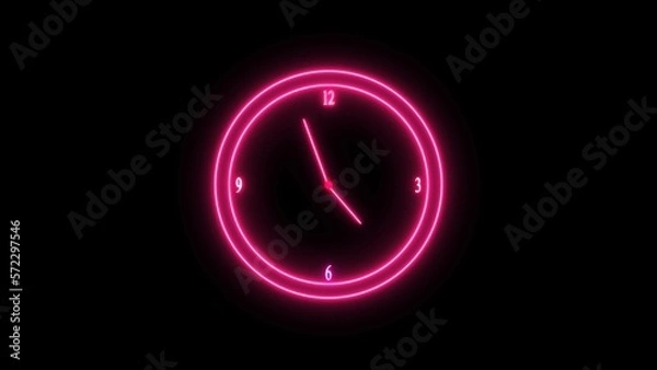 Fototapeta abstract beautiful clock illustration background 