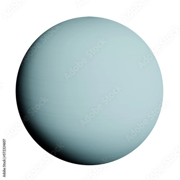 Obraz 3d rendering planet uranus solar system universe