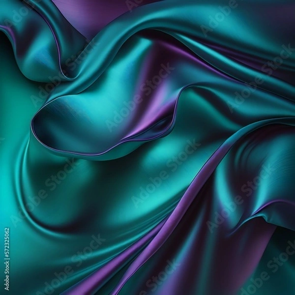 Fototapeta Glossy fabric texture background.