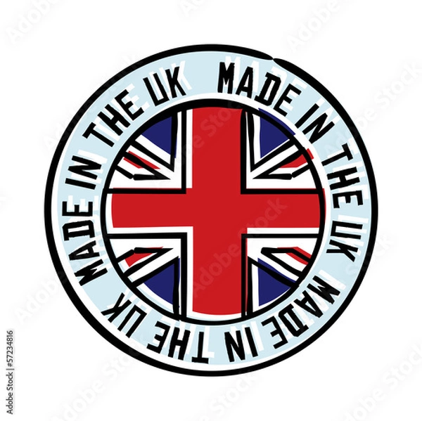 Fototapeta Made in the UK Badge