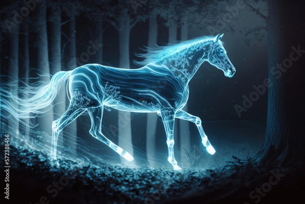 Fototapeta Horse Spirit, Generative AI