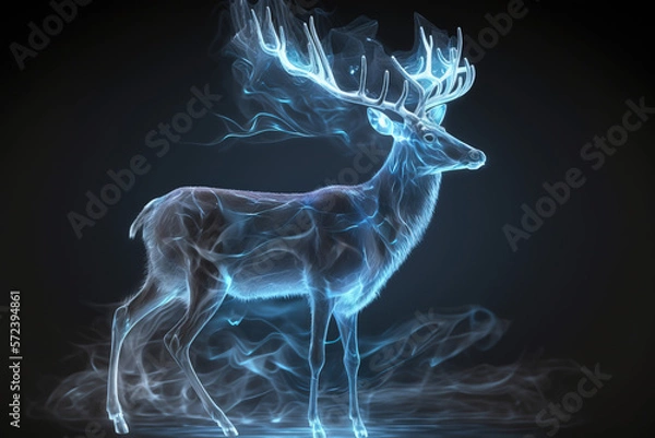 Obraz Deer Spirit, Generative AI