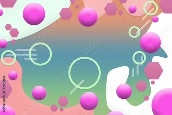 Fototapeta Modern digital futuristic abstract background