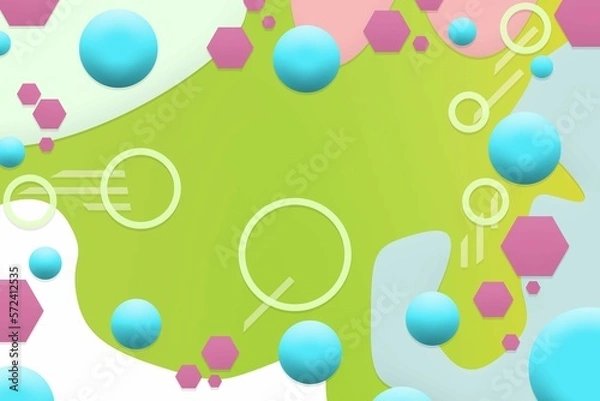 Fototapeta Modern digital futuristic abstract background