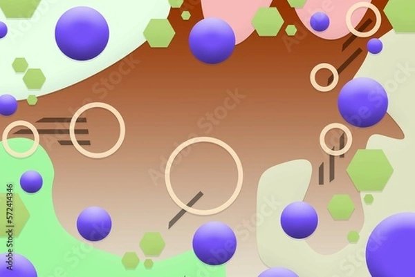 Fototapeta Modern digital futuristic abstract background