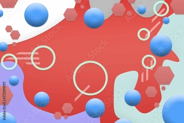 Fototapeta Modern digital futuristic abstract background