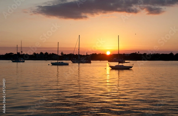 Obraz Sunset Anchorage