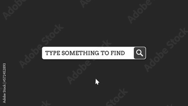Fototapeta Searching Intro Logo
