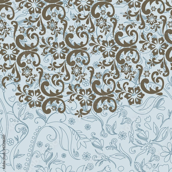 Fototapeta Vintage floral background