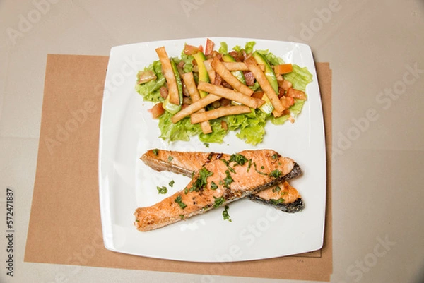 Obraz platos saludables