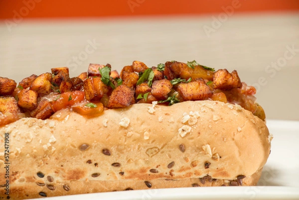 Fototapeta platos saludables