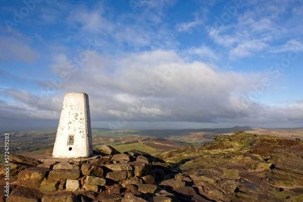 Fototapeta Roaches Trig Point