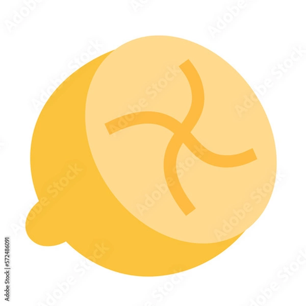 Fototapeta Lemon Flat Icon