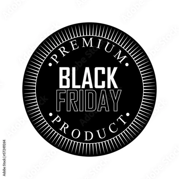 Obraz Black Friday Label