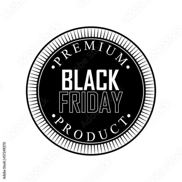 Obraz Black Friday Label
