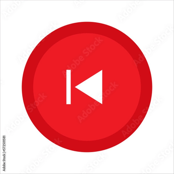 Obraz Flat Youtube Icon