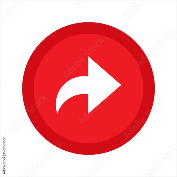 Fototapeta Flat Youtube Icon