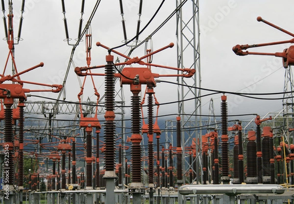 Fototapeta Umspannwerk
