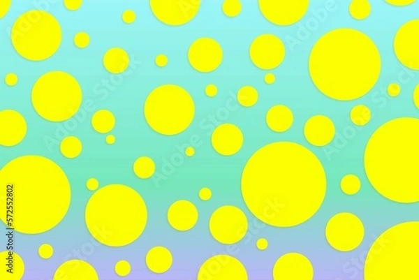 Fototapeta Colorful polka dot backdrop and background
