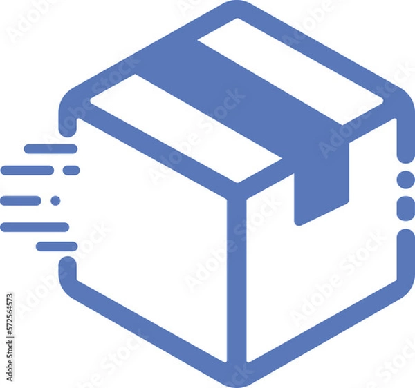 Obraz Flat Art Icon Delevery