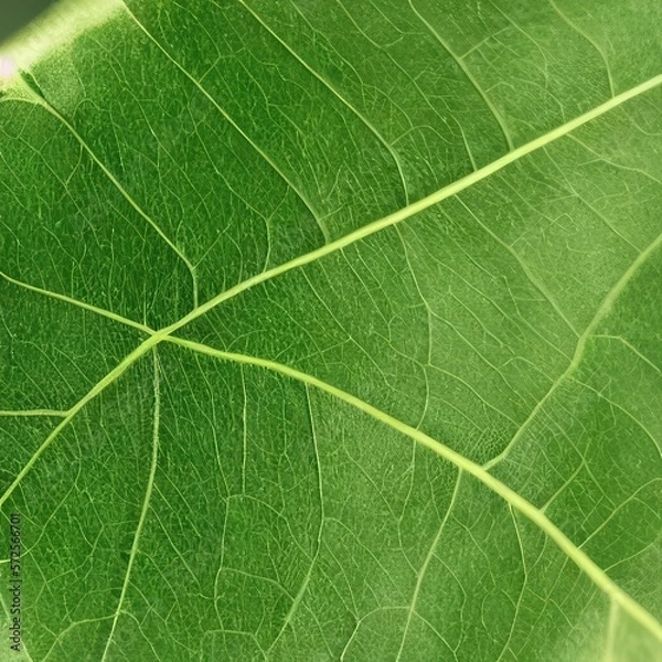 Fototapeta green leaf texture. Generative AI.