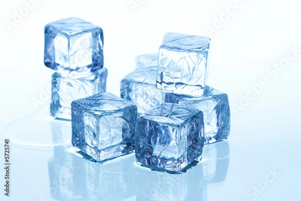 Obraz melting ice cubes