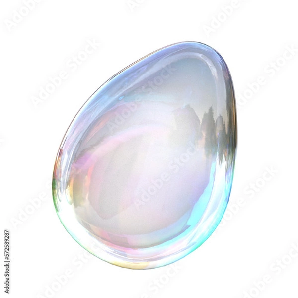 Obraz 3d bubbles symbol