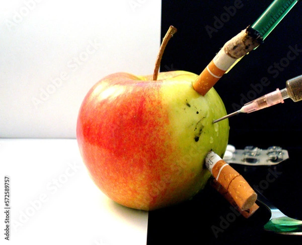 Obraz giftiger Apfel