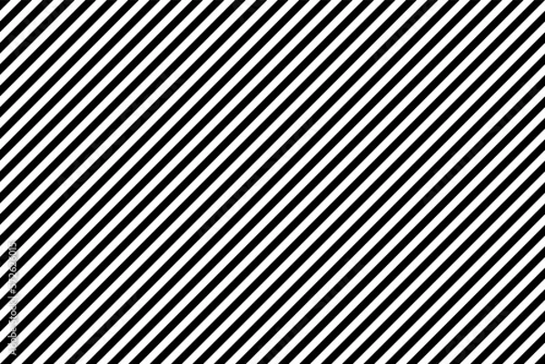 Fototapeta Black and white diagonal stripes pattern background vector. Wall and floor ceramic tiles pattern.
