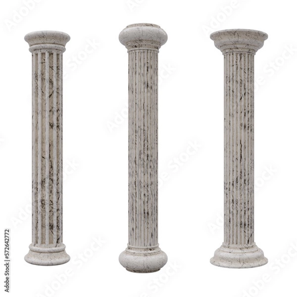Obraz Roman Column Pillar Stone isolated