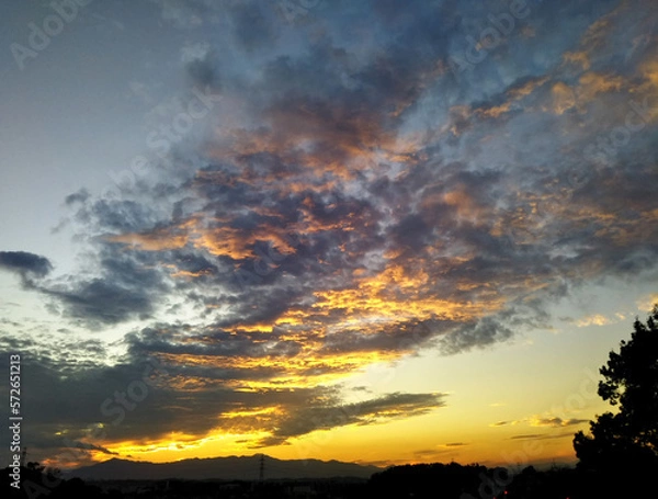 Obraz 夕空-栗平-20191205-13