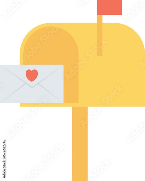 Obraz honeymoon letterbox and postbox