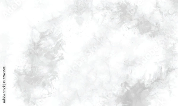 Fototapeta Watercolor White and gray background with texture. Abstract grey white background. Watercolor textures on white paper background.
