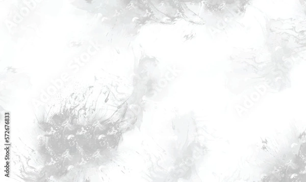 Fototapeta white marble background and texture. Watercolor textures on white paper background.  White and Gray marble texture background.
