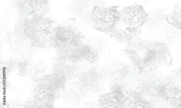 Fototapeta Watercolor White and gray background with texture. Abstract grey white background. Watercolor textures on white paper background.