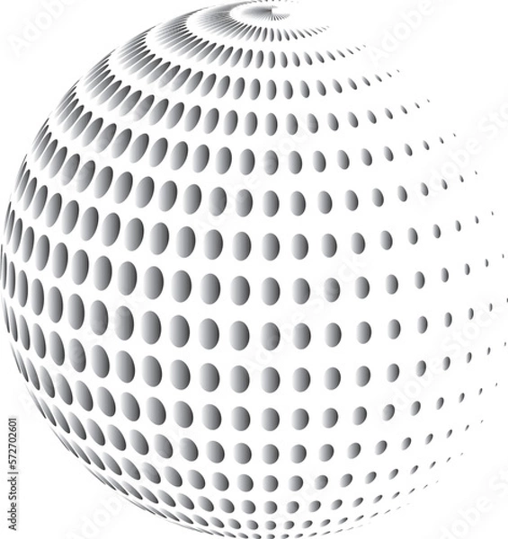 Obraz Halftone with dots. Great look for posters, business cards, postcards, websites, interior design. Punk, pop, grunge in vintage style.  
