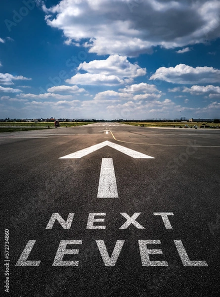 Fototapeta Next Level - road concept