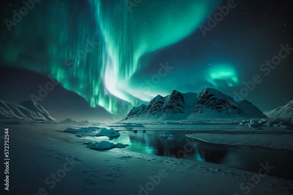 Obraz northern lights (Aurora Borealis)