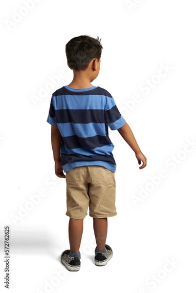 Obraz boy in jeans and shirt