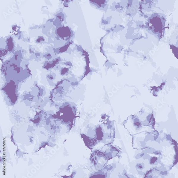 Fototapeta Vector Tie Dye Seamless. Magenta Grunge Texture. Space Dye Fabric. Seamless Hand Drawn Colored Design. Batik Ikat. Lilac Wet Art Print. Watercolor Texture. Summer Trendy Ethnic Print.