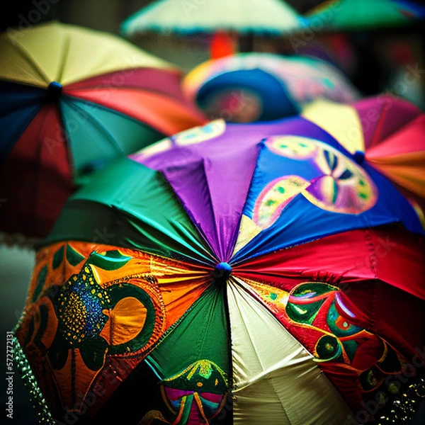 Obraz mardi gras umbrella