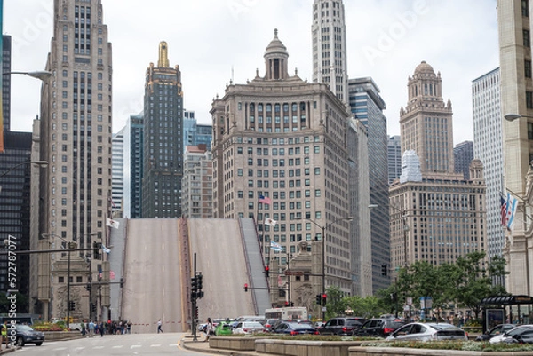 Fototapeta Raised Bridge