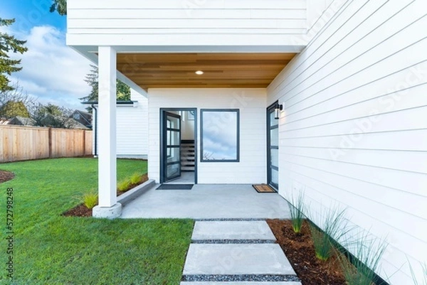 Obraz Front house door open